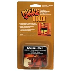 Quakehold! 4250 Secure-Latch Cabinet Door Latch