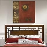 MagnussenB1769 Jaffrey Chestnut Finish with Antique Brass Hardware Wood Que ....