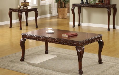 Classic Wooden End Table in Cherry Finish #PD F61231