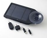 Solar Charger for In Car Use Plus - for GPS Units, Digital Cameras, PDA, Portable DVD Players, and More