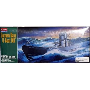 1 150 Motorized Diving U Boat by Academy Models