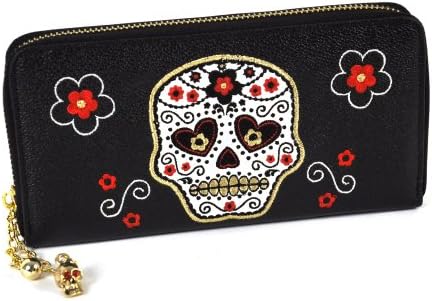 Day Of The Dead - White Sugar Skull Wallet
