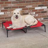 Guardian Gear Pet Cot W/Mesh Panel Xlg Crimson
