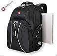 Swiss Gear Swissgear 17" inch Laptop Notebook Mac Book iPad Outdoor ScanSmart Backpack - Premium High Quality - Black