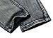 NITAGUT Men's Ripped Slim Fit Tapered Leg Jeans Grey Blue-US 34