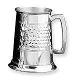 Review Quality Gold  / English Pewter 16oz Hammered Tankard