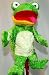Geppeddo Plush Puppet - Frog