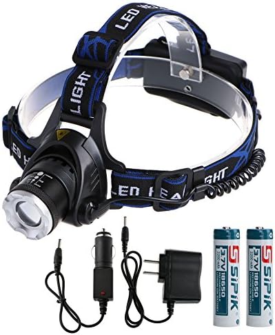 Sipik-018 Headlamp - Professional Series Flashlight - Our Best and Brightest LED Tactical Flashlight &amp; Ultra Bright&amp;3 Modes &amp; Water Resistant.