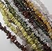 Over 1 Pound Mixed Gemstone Small to Medium Chip Beads Randum Mix 10 Strands 30 Inch or Longer