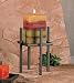 Pack of 4 Bronze Square Aromatherapy Candle Holders