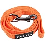 Authentic Puppia Two Tone Lead, Orange, Small