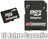 #1: 2GB microSD Card inkl. Adapter für Secure Digital Karte mit Schreibschutzschalter