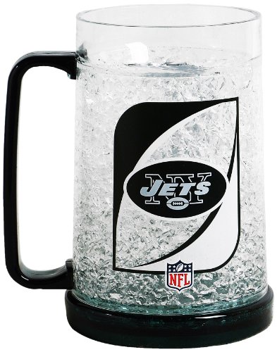 NFL New York Jets 16-Ounce Crystal Freezer Mug