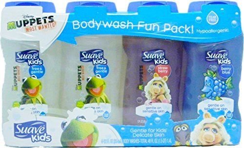 Suave Kids Bodywash Fun Pack, 4 Pack