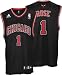 Derrick Rose Chicago Bulls Black Replica Adidas NBA Jersey