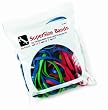 Alliance SuperSize Bands Resealable Bag Containing Eight Each 12 Inch Red, 14 Inch Green and 17 x 1/4 Inches Blue Heavy Duty Rubber Bands (8997)