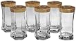 Lorenzo Gold Border Drinking Glass, Set of 6