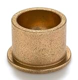 Oilite Sintered Bronze Flanged Sleeve Bearing FF1213-01B 1 ID x 1-1/4 OD x 1 Length