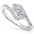 1/2ct TW Round Brilliant Diamond Engagement Ring in 14k White Gold