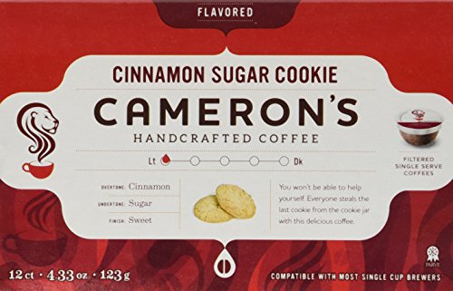 CAMERON'S CINNAMON SUGAR COOKIE COFFEE 24 SINGLE SERVE CUPS by Cameron's