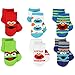 Sesame Street Infant Toddler 6 pk Ankle Socks (2-4 (Shoe: 4-7))