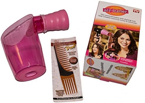 Air Curler Soft Curl Hair Dryer Attachment & Bonus Duo Comb Detangler Bundle