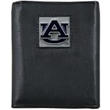 Auburn Tigers Black Tri-fold Leather Executive Wallet