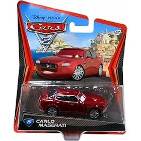  Disney / Pixar CARS 2 Movie 155 Die Cast Car #25 Carlo Maserati