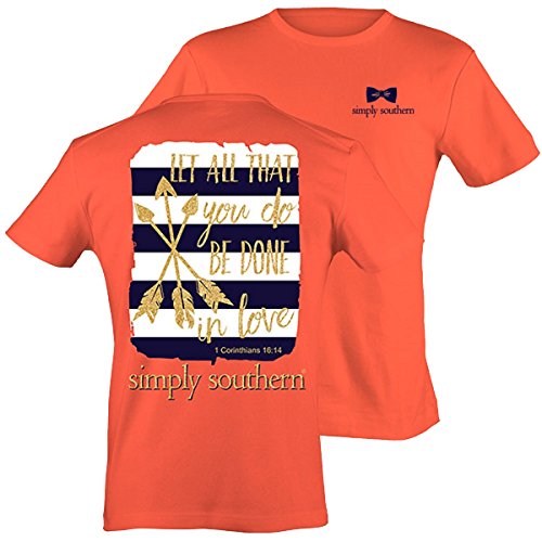 Simply Southern Let All You Do Be Done in Love Short Sleeve T-shirt