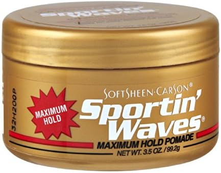 SoftSheen Carson Sportin' Waves Maximum Hold Pomade 3.5 OZ (Pack of 6)