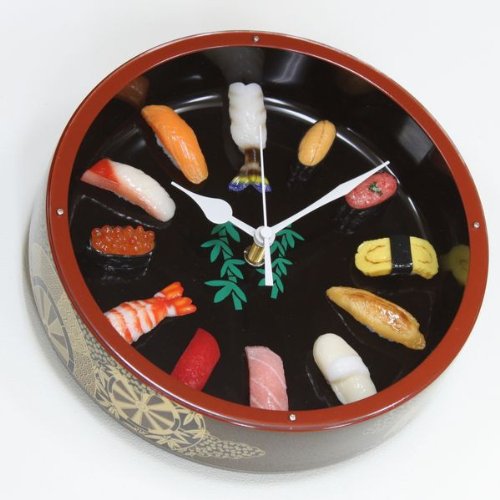 Japanese Sushi Wall Clock (Made in Japan) Prices! trong200520141