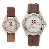 Mississippi State Bulldogs M State All Star Leather Watch