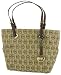 MICHAEL KORS Monogram Jet Set Signature Womens Handbag MICHAEL KORS Monogram Jet Set Signature Womens Handbag