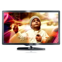 Philips 37PFL6606K/02 94 cm (37 Zoll) LED-Backlight-Fernseher, Energieeffizienzklasse A (Full-HD, 400 Hz PMR, DVB-T/-C/-S2, Smart TV) dunkel geb�rstetes Silber