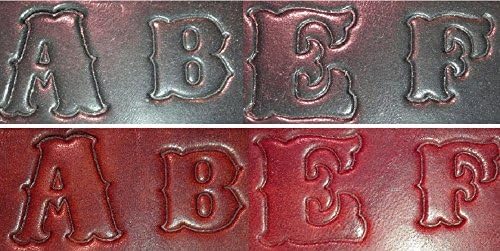 Pitbull &amp; Large Breeds Leather Dog Collar - Free Personalization - Pet Training (Mahogany, 1" Width Fits 18-21" Neck)