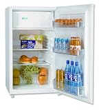 New. Fridgemaster Refrigerator A-rated With 4 Star Freezer 98 Litre 28kg W494xd494xh839mm Ref Mtrr102a/h