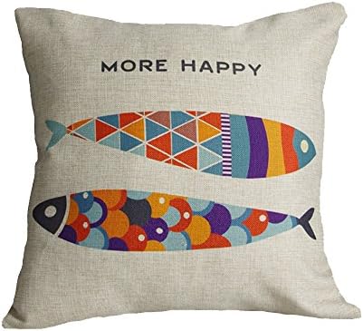 Sunlightsell Mediterranean style Square Decorative Fashion Throw Pillow Case Cushion Cover (D1)