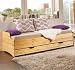 Klapp-Tagesbett Doppelbett Gästebett Tagesbett Kiefer massiv 31x204x192cm NEU