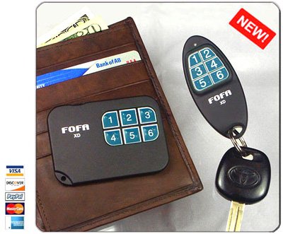 2-Way RF FOFA? Find One Find All? Key Finder and Wallet Locator Set