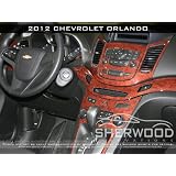Interior Wood Dash Trim Kit for CHEVROLET ORLANDO Birdseye Finish 22pcs by Sherwood Dash