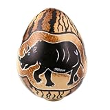 Jambo Rhino Egg Stone Africa Art Home Decor ~ River City Market