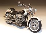 2011 Harley-Davidson FLSTN Softail Deluxe 1/12 Birch White w/ Vivid Black