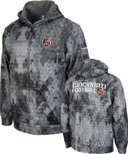 Reebok Cincinnati Bengals Mens Hooded Sweatshirt