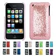 Apple iPhone 3G 3Gs 8GB 16GB 32GB DISCO BLING Slim Fit Back Case Skin Cover + Free Screen Protector
