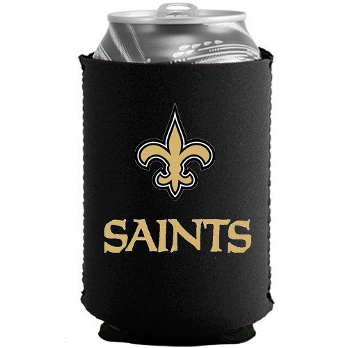 New Orleans Saints Black Collapsible Can Coolie by Football Fanatics