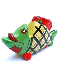 Tropical Fish Ocean Themed Unique Novelty Eyeglasses Holder - Green by 