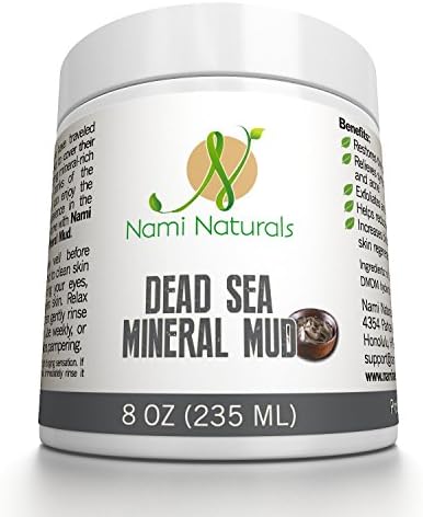 Nami Naturals Dead Sea Mineral Mud - Best Authentic Facial Mud Mask From Israel - Great In Homemade Soap And Shampoo - Perfect For Oily Skin, Face, And Acne
