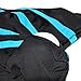 Women's Blue Stripe Halter One Piece Swimsuit