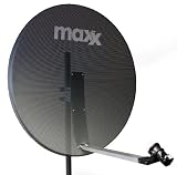 Maxx Digital 80cm Mesh Satellite dish + Lnb, 80cm, Grey