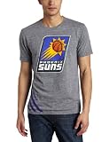 NBA Men's Phoenix Suns Originals Court Series Big Stripes Tri-Blend Short Sleeve Jersey Tee (Grey Heathered, Large)